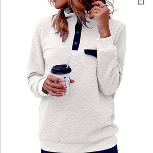 Quilted sweatshirt